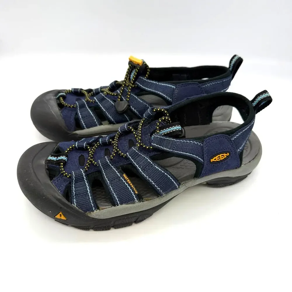 KEEN Newport H2 Navy Blue Water Sport Waterproof Hiking Sandals Size 5